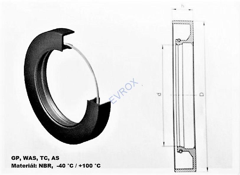 Gufero GP 25x47x10