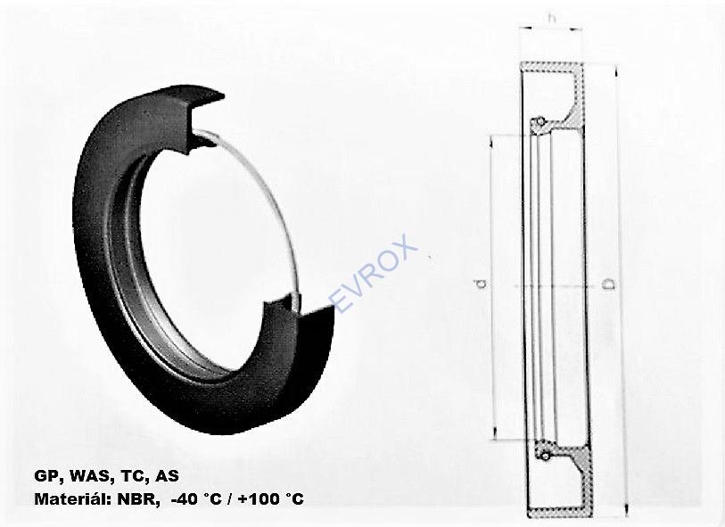 Gufero GP 30x62x7